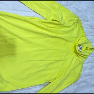 Neon Yellow Turtleneck Sweater